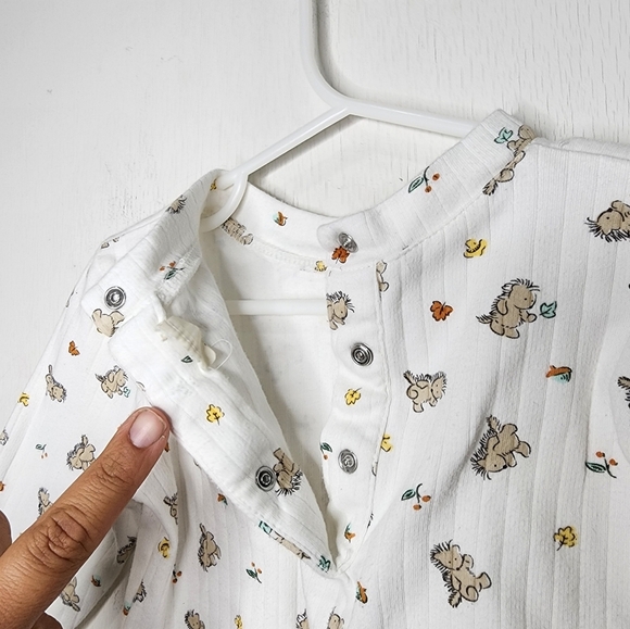 3 Piece Set Harry & Me Corduroy Overalls, Long Sleeve Shirt Hood Jacket Sz 24M - Picture 11 of 17